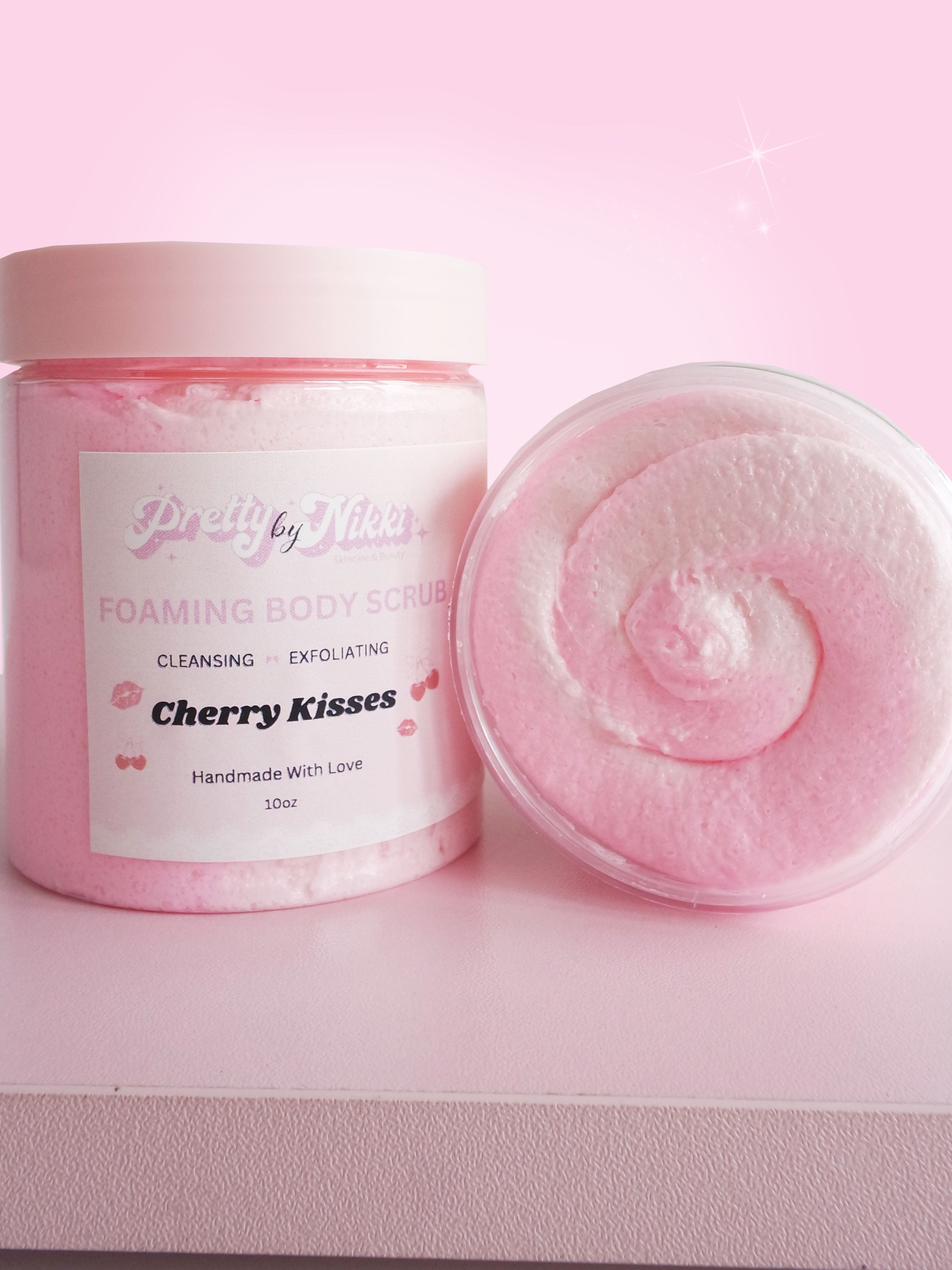 Cherry Kisses Body Milk, Body Oil, Body Scrub Kit