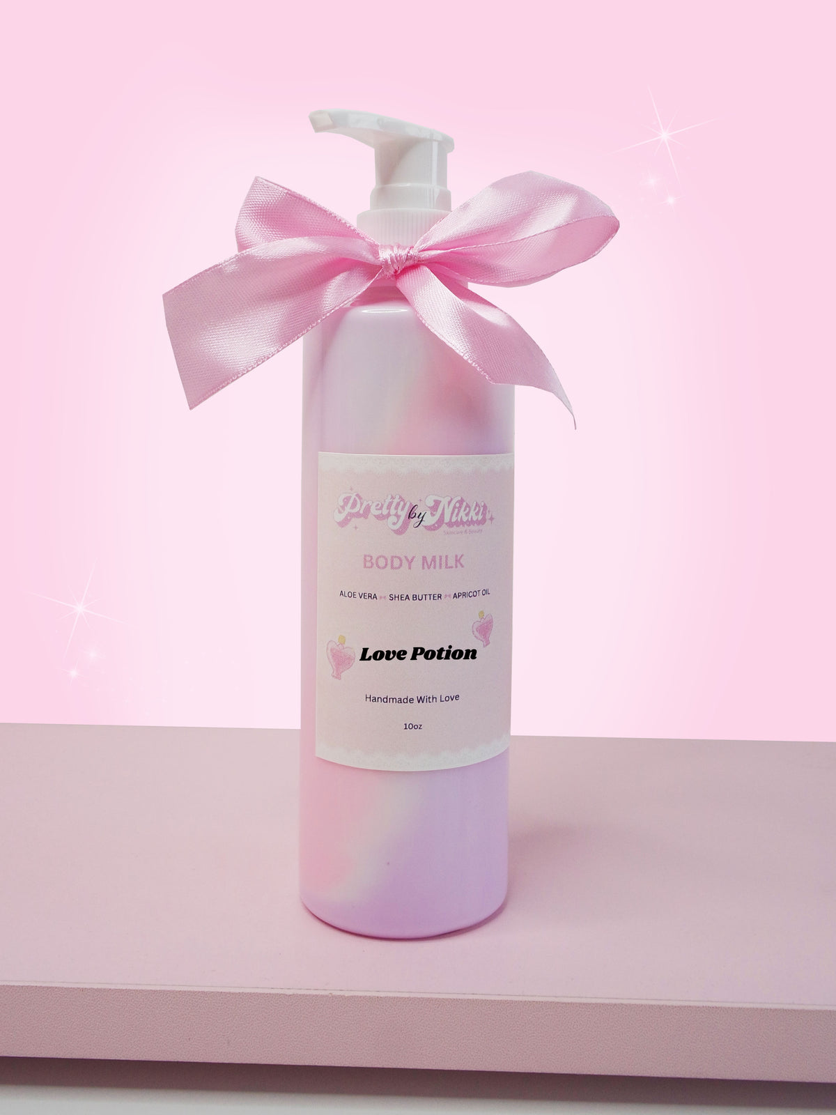 Love Potion Body Milk, Body Oil, Body Scrub Set