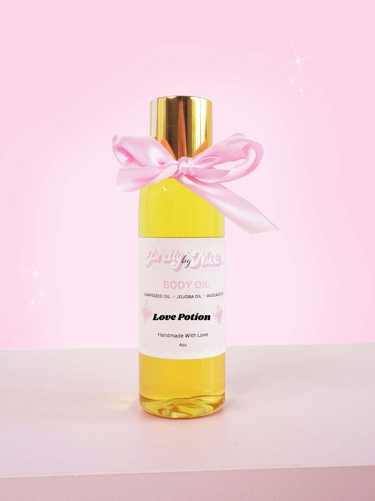 Love Potion Body Milk, Body Oil, Body Scrub Set