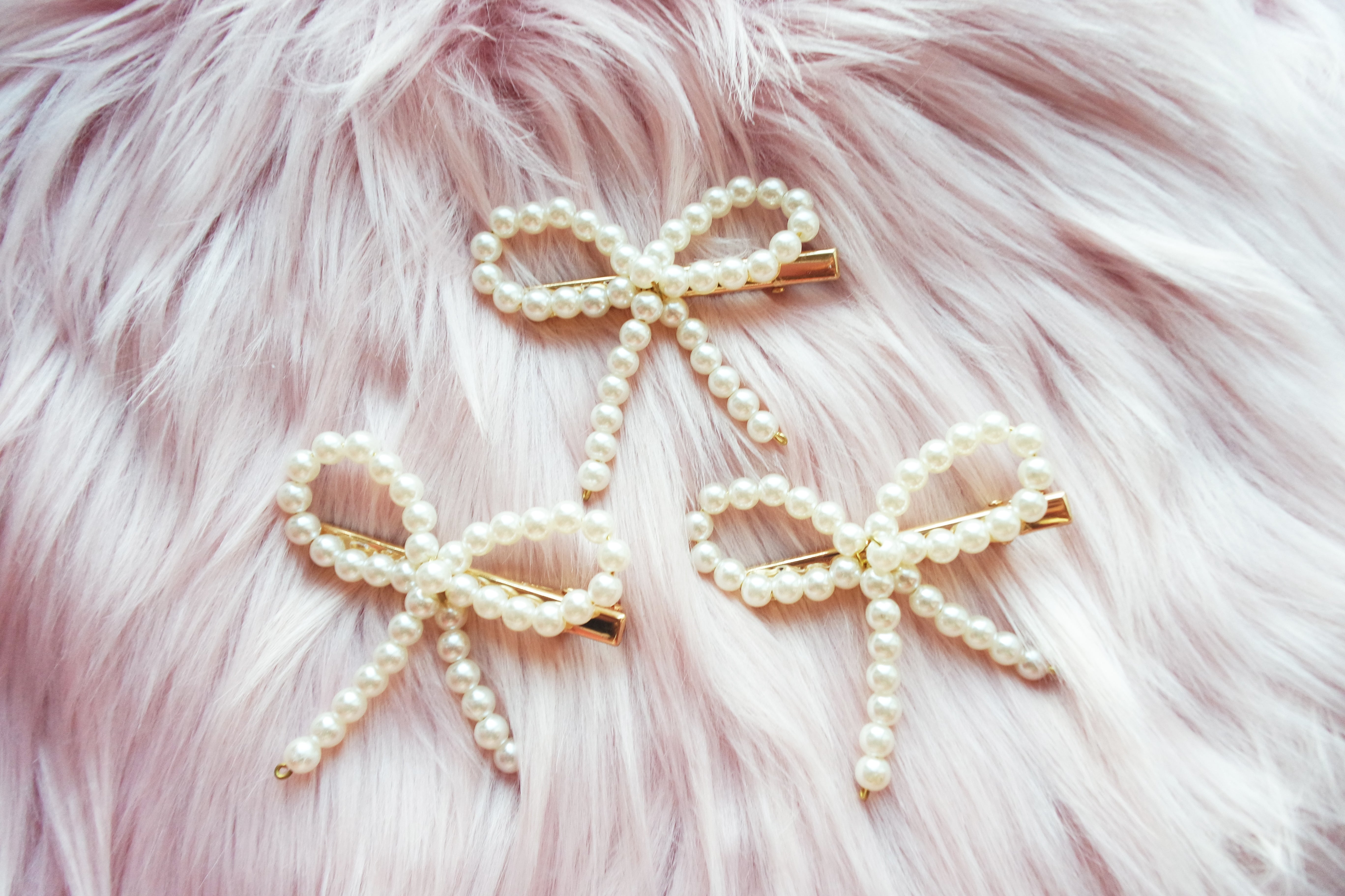 Bow Pearl Hair clip 🎀